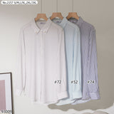 Maristar : No.2157 เสื้อแขนยาวพิมพ์ลาย | Printed Long Sleeve Blouse