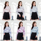 Miss Daisy : No.2111 เสื้อแขนยาวพิมพ์ลาย | Printed Long Sleeve Blouse