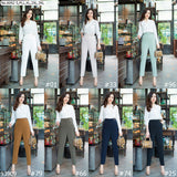 Maristar : No.6092 กางเกงขายาว 9ส่วน | Cropped Pants