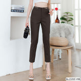 Vertier : No.21010 กางเกงขายาว 9ส่วน | Cropped Pants