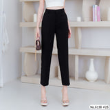 Miss Daisy : No.6138 กางเกงขายาว 9ส่วน | Cropped Pants