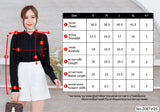Maristar : No.2087 เสื้อแขนยาวสีพื้น | Solid Long Sleeve Blouse