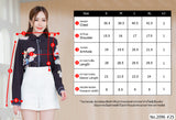 Miss Daisy : No.2096 เสื้อแขนยาวพิมพ์ลาย | Printed Long Sleeve Blouse