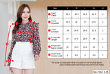 Miss Daisy : No.2102 เสื้อแขนยาวพิมพ์ลาย | Printed Long Sleeve Blouse