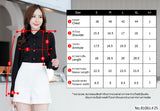 Vertier : No.81061 เสื้อแขนยาวสีพื้น | Solid Long Sleeve Blouse
