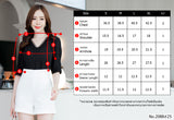 Maristar : No.2088 เสื้อแขนสั้นสีพื้น | Solid Short Sleeve Blouse