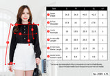 Maristar : No.2089 เสื้อแขนยาวสีพื้น | Solid Long Sleeve Blouse