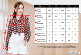 Maristar : No.2090 เสื้อแขนยาวพิมพ์ลาย | Printed Long Sleeve Blouse