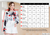 Miss Daisy : No.2092 เสื้อแขนยาวพิมพ์ลาย | Printed Long Sleeve Blouse