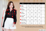 Miss Daisy : No.2095 เสื้อแขนยาวสีพื้น | Solid Long Sleeve Blouse