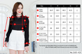 Miss Daisy : No.2103 เสื้อแขนยาวสีพื้น | Solid Long Sleeve Blouse