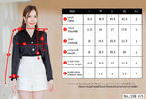 Miss Daisy : No.2108 เสื้อแขนยาวสีพื้น | Solid Long Sleeve Blouse