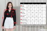 Maristar : No.2112 เสื้อแขนยาวสีพื้น | Solid Long Sleeve Blouse