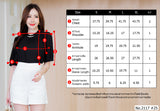 Maristar : No.2117 เสื้อแขนสั้นสีพื้น | Solid Short Sleeve Blouse