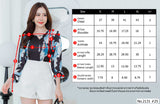 Maristar : No.2131 เสื้อแขนยาวพิมพ์ลาย | Printed Long Sleeve Blouse
