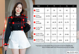 Maristar : No.2133 เสื้อแขนยาวสีพื้น | Solid Long Sleeve Blouse