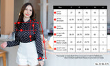 Maristar : No.2138 เสื้อแขนยาวพิมพ์ลาย | Printed Long Sleeve Blouse