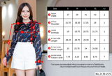 Maristar : No.2139 เสื้อแขนยาวพิมพ์ลาย | Printed Long Sleeve Blouse