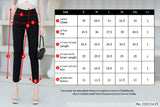Vertier : No.31013 กางเกงขายาว 9ส่วน | Cropped Pants