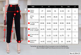 Miss Daisy : No.6138 กางเกงขายาว 9ส่วน | Cropped Pants