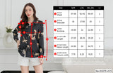 Vertier : No.81079 เสื้อแขนยาวพิมพ์ลาย | Printed Long Sleeve Blouse