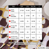 Vertier : No.81082 เสื้อแขนยาวพิมพ์ลาย | Printed Long Sleeve Blouse