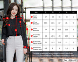 Maristar : No.1960 เสื้อแขนยาวสีพื้น | Solid Long Sleeve Blouse