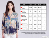 Vertier : No.81102 เสื้อแขนยาวพิมพ์ลาย | Printed Long Sleeve Blouse