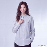 Maristar : No.2173 เสื้อแขนยาวพิมพ์ลาย | Printed Long Sleeve Blouse