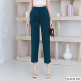 Miss Daisy : No.6138 กางเกงขายาว 9ส่วน | Cropped Pants