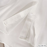 Maristar : No.2158 เสื้อแขนยาวสีพื้น | Solid Long Sleeve Blouse