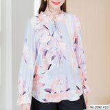 Miss Daisy : No.2092 เสื้อแขนยาวพิมพ์ลาย | Printed Long Sleeve Blouse