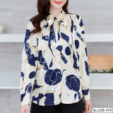 Miss Daisy : No.2106 เสื้อแขนยาวพิมพ์ลาย | Printed Long Sleeve Blouse