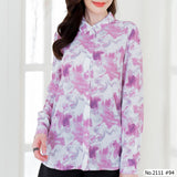 Miss Daisy : No.2111 เสื้อแขนยาวพิมพ์ลาย | Printed Long Sleeve Blouse