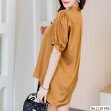 Maristar : No.2119 เสื้อแขนสั้นสีพื้น | Solid Short Sleeve Blouse