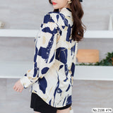 Miss Daisy : No.2106 เสื้อแขนยาวพิมพ์ลาย | Printed Long Sleeve Blouse