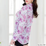 Miss Daisy : No.2111 เสื้อแขนยาวพิมพ์ลาย | Printed Long Sleeve Blouse