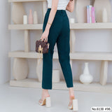 Miss Daisy : No.6138 กางเกงขายาว 9ส่วน | Cropped Pants