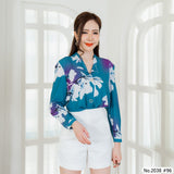 Miss Daisy : No.2038 เสื้อแขนยาวพิมพ์ลาย | Printed Long Sleeve Blouse