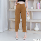 Miss Daisy : No.6138 กางเกงขายาว 9ส่วน | Cropped Pants