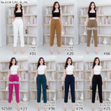 Miss Daisy : No.6138 กางเกงขายาว 9ส่วน | Cropped Pants