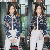 Maristar : No.2026 เสื้อแขนยาวพิมพ์ลาย | Printed Long Sleeve Blouse
