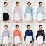 Vertier : No.81056 เสื้อแขนยาวพิมพ์ลาย | Printed Long Sleeve Blouse