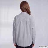 Vertier : No.81103 เสื้อแขนยาวพิมพ์ลาย | Printed Long Sleeve Blouse