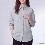 Vertier : No.81099 เสื้อแขนยาวพิมพ์ลาย | Printed Long Sleeve Blouse