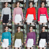 Miss Daisy : No.2065 เสื้อแขนยาวสีพื้น | Solid Long Sleeve Blouse