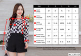 Maristar : No.2130 เสื้อแขนยาวพิมพ์ลาย | Printed Long Sleeve Blouse