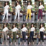 Maristar : No.6072 กางเกงขายาว 9ส่วน | Cropped Pants