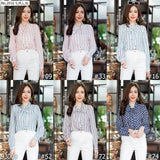Maristar : No.2016 เสื้อแขนยาวพิมพ์ลาย | Printed Long Sleeve Blouse