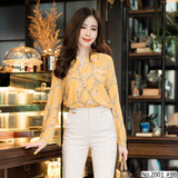 Maristar : No.2001 เสื้อแขนยาวพิมพ์ลาย | Printed Long Sleeve Blouse